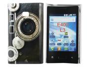 Kit Me Out USA Hard Clip on Case for LG L3 E400 Vintage Camera