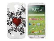 Kit Me Out US IMD TPU Gel Case Screen Protector with MicroFibre Cleaning Cloth for Samsung Galaxy S4 i9500 Tattoo Heart