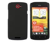 Kit Me Out USA Hard Clip on Case for HTC One S Black Smooth Touch Textured