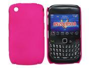 Kit Me Out USA Hard Clip on Case for BlackBerry Curve 8520 9300 3G Hot Pink Smooth Touch Textured