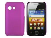 Kit Me Out USA Hard Clip on Case for Samsung Galaxy Y S5360 Metallic Purple Smooth Touch Textured
