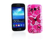 Kit Me Out USA IMD TPU Gel Case for Samsung Galaxy Ace 3 S7272 Pink Butterflies
