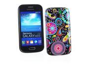 Kit Me Out USA IMD TPU Gel Case for Samsung Galaxy Ace 3 S7272 Multicoloured Black Retro Mayhem