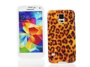 Kit Me Out US IMD TPU Gel Case for Samsung Galaxy S5 Black Brown Leopard