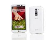 Kit Me Out USA TPU Gel Case Screen Protector with Microfiber Cleaning Cloth for LG G2 MINI Clear S Line Wave