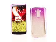 Kit Me Out USA Hard Clip on Case for LG G3 Purple Clear Transparent Raindrops Water Effect