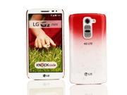 Kit Me Out USA Hard Clip on Case for LG G2 MINI Red Clear Transparent Raindrops Water Effect