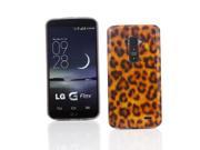 Kit Me Out USA IMD TPU Gel Case for LG G Flex Black Brown Leopard
