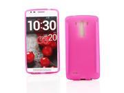 Kit Me Out USA TPU Gel Case for LG G3 Pink Frosted Pattern