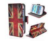 Kit Me Out USA PU Leather Printed Side Flip for Samsung Galaxy S3 Mini i8190 Red White Blue UK Flag Union Jack