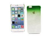 Kit Me Out USA Hard Clip on Case Screen Protector with MicroFibre Cleaning Cloth for Apple iPhone 6 Plus 5.5 Inch Green Clear Transparent Raindrops Water