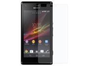 Kit Me Out USA 5 Screen Protectors with MicroFibre Cleaning Cloth for Sony Xperia M