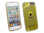 Kit Me Out USA TPU Gel Case for Apple iPod Touch 5 5th Generation Smoke Black Wave Pattern