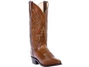 Antique Tan Western Boots Wide Comfort Cushion Insole Genuine Leather