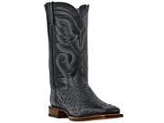 Square Toe Western Boots Medium Ultimate Flex Insole Ostrich Foot Leather