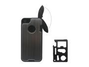 Fashion Design Metal Skin Cover with Knife case for iphone 5 1 Camping Multifunctional knife 1 Small Gift