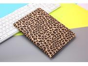 1PCS Free shipping NEWEST design 2013 for iPad 5 air Leopard Pattern Smart Cover with Thin PU leather case