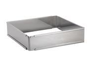 De Buyer Adjustable Pastry Tart Stainless Steel Square Frame 7.9 x 7.9 x 2 in to 14.6 x 14.6 x 2 in