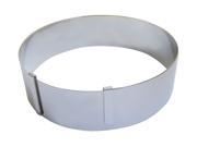 De Buyer Stainless Steel Expandable Pastry Tart Ring 7.1 to 14.2 in diameter
