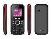 BLU Jenny II Unlocked GSM Dual SIM Cell Phone T250 Black Red
