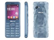 BLU Diva 3 2.4 VGA Cell Phone GSM Unlocked T9 Keyboard T410 Blue
