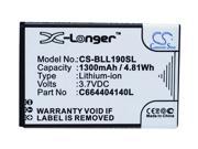 vintrons TM Bundle 1300mAh Replacement Battery For BLU C664404140L C664404140T vintrons Coaster