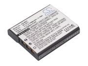 Battery for Sony Cyber shot DSC W125 3.7V 1000mAh Li ion