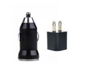 BLACK USB Car Charger Travel Charger for Apple iPhone 5S 5C 4S 4 3GS Amazon Kindle Nook Color Garmin Magellan TomTom GPS Samsung HTC LG smartphone