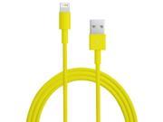 1 PACK 3FT Lightning 8 Pin to USB 2.0 Data Charge Sync Cable for Apple iPhone 5 5S 5C Yellow