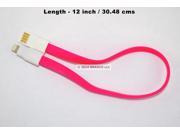 3 PACK PINK 12in 0.3M 8 Pin to USB Data and Charging Cable for iPhone 6 6 Plus 5 5C 5S