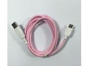 1 PACK SMAVCO 6.5 feet 2 meter Pink Braided Data Sync Charger Charging USB Cable Cord for Nabi Fuhu XD JR Kid HD NABi Jr and NABi XD Tablet