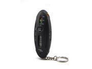 Keychain Style Digital Breathalyzer Alcohol Tester with Timer and LED Flashlight