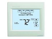 Honeywell TH8110R1008 VisionPRO 8000 Arctic White Touch Screen Programmable Thermostat 18 To 30 VAC 750 mV