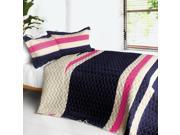 [Silver Linings Playbook] 3PC Patchwork Quilt Set Full Queen Size