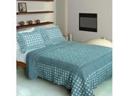 [Take This Waltz ] 100% Cotton 3PC Vermicelli Quilted Patchwork Quilt Set Full Queen Size
