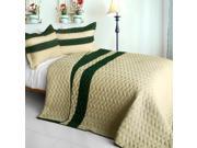 [Love of Piano] 3PC Patchwork Quilt Set Full Queen Size