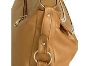 [Quietly Elegant] Charm Griege Leatherette Single Handle Handbag
