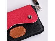 [Black Classics] Colorful Leatherette Mobile Phone Pouch Cell Phone Case Clutch Pouch
