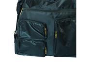 [Makayla Beauty] Stylish Black Double Handle Leatherette Bag Handbag Purse