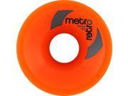 METRO RETRO FREERIDE 63mm 78a ORANGE Skateboard Wheels