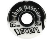 VENOM THUG PASSION 65mm 80a WHT BLK Skateboard Wheels