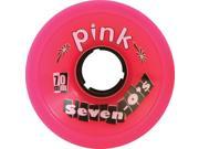 PINK SEVEN O S 70mm 78a PINK Skateboard Wheels