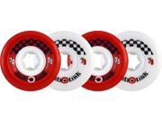 METRO LINK 70mm 78a MIXED RED WHITE Skateboard Wheels