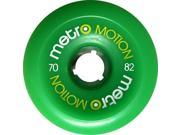 METRO MOTION 70mm 82a GREEN Skateboard Wheels