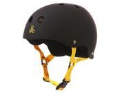 TRIPLE 8 BRAINSAVER HELMET BLACK RUBBER M sweat liner Skateboard Helmet