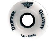 GRAVITY DRIFTER 77a 70mm ICE WHITE Skateboard Wheels