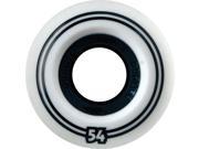 FORM DUALITE 54mm WHITE BLACK Skateboard Wheels