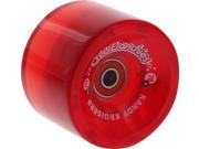 KANDY KRUISER RANCHIES 70mm RED w bearings Skateboard Wheels set