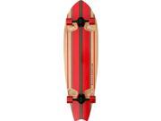 KAHUNA SHAKA SURF 46 SKATEBOARD COMPLETE 13.7x46 NAT RED