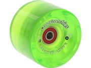 KANDY KRUISER RANCHIES 70mm GREEN w bearings Skateboard Wheels set